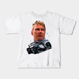 Mika Hakkinen Low Poly V2 Kids T-Shirt